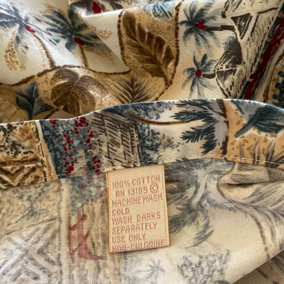 Mens Vintage Campia Moda 100% Cotton Short Sleeve Button Down Dress Shirt Medium - Picture 4 of 6